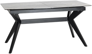Стол обеденный раскладной Аркада 160, керамика темная