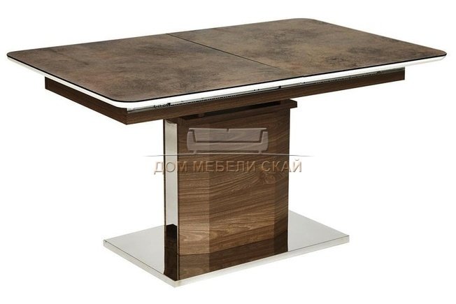 Стол обеденный раздвижной RADCLIFFE mod. EDT-VG002, коричневый