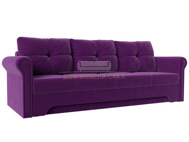 Диван-кровать Европа, фиолетовый/микровельвет