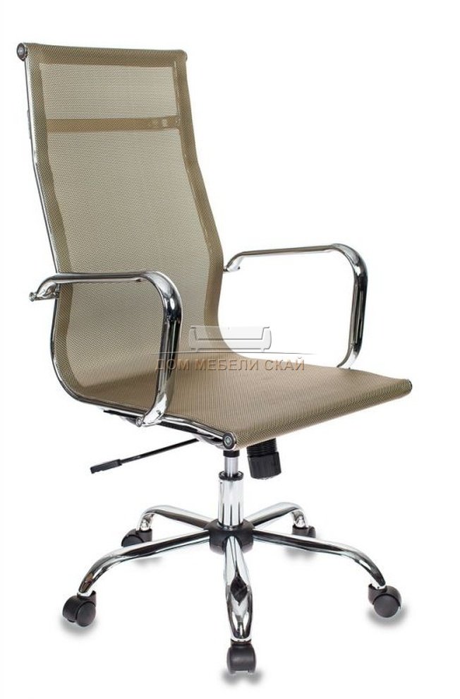Кресло руководителя CH-993, золотистая сетка