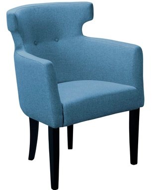 Стул-кресло Виго Сканди, рогожка синего цвета