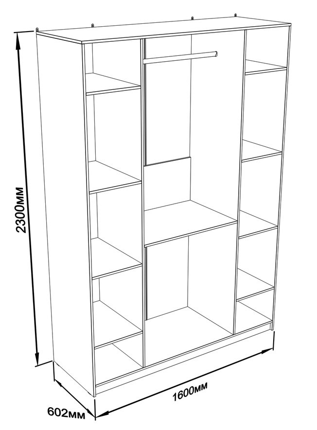 Шкаф 260 на 260