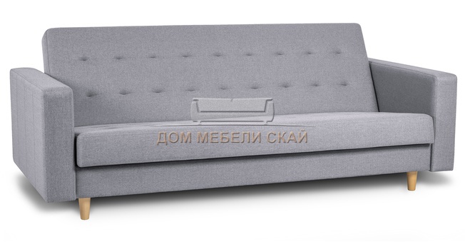 Диван-кровать Гарнет, рогожка серый ТД 437