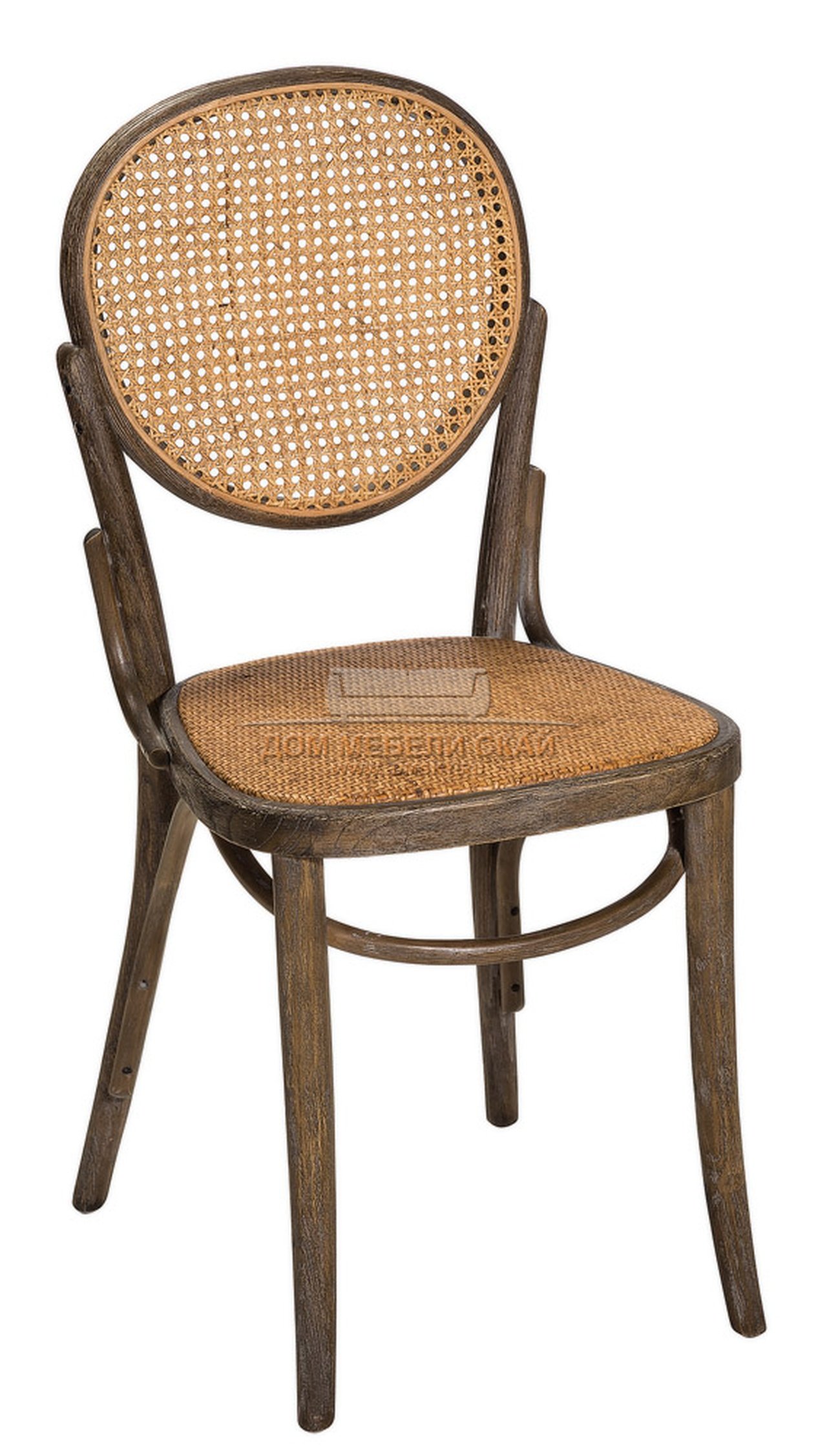 венский стул с ротангом