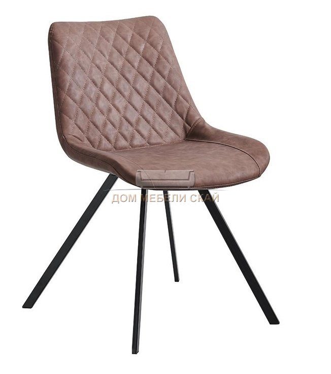 Стул С-931, экокожа коричневого цвета