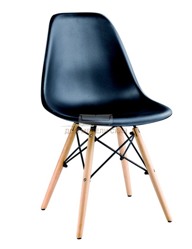 Стул пластиковый SPAM, черного цвета