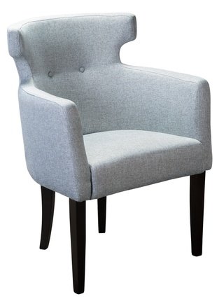 Стул-кресло Виго Сканди, рогожка серого цвета
