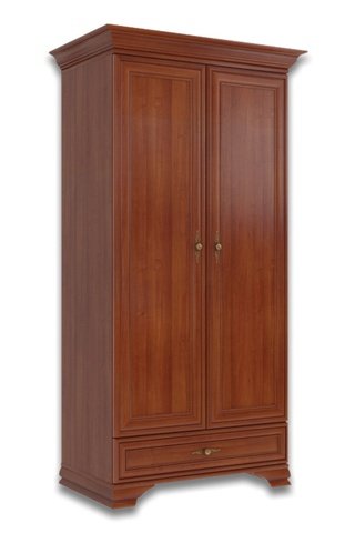 Шкаф 2-дверный для одежды Кентаки SZF2D1S, каштан