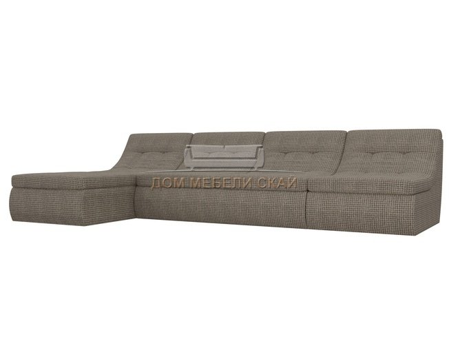 Угловой модульный диван-кровать левый Холидей, корфу 03/корфу