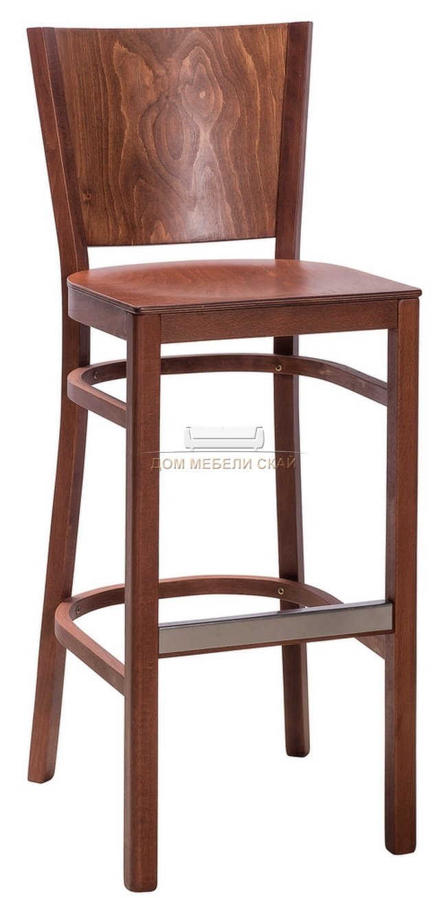 Стул барный Бергамо, коричневого цвета