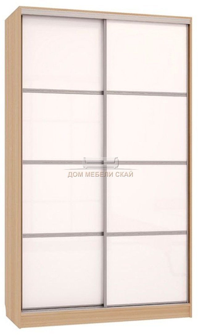 Шкаф-купе 2-дверный без зеркала Рио 2-600, дуб сонома/белый