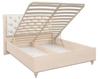 Кровать полутороспальная Венеция 1400 с подъемным механизмом ВНКР140-1(3), дуб седан