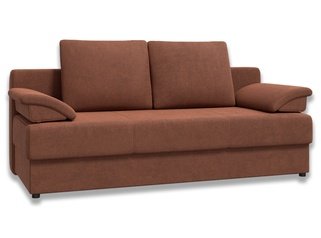Диван-кровать Лира 1600, коричневый велюр
