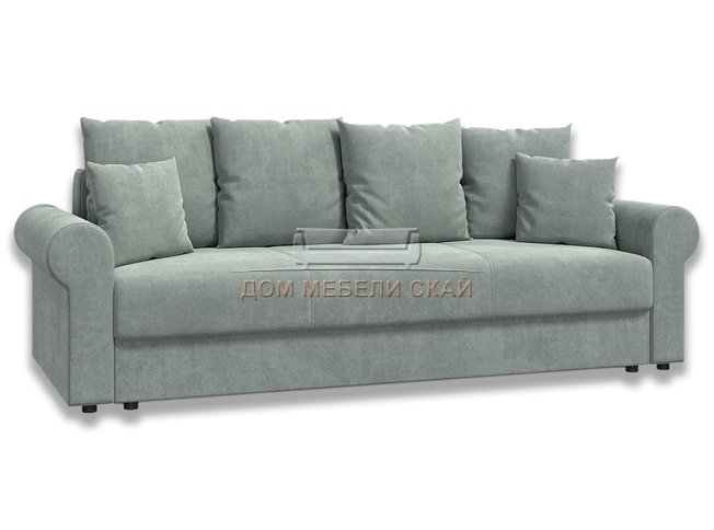 Диван-кровать Лира люкс БНП 1400, светло-серый велюр