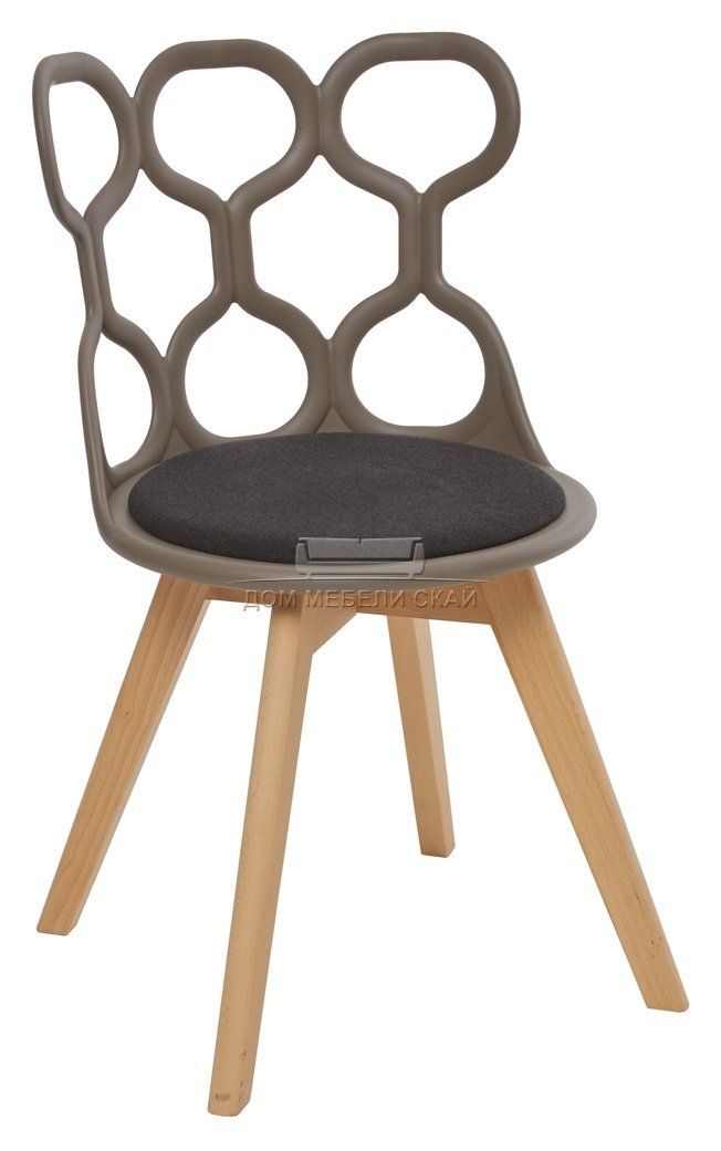 Стул AZHUR, warm grey рогожка серого цвета