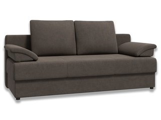Диван-кровать Лира 1400, серо-коричневый велюр