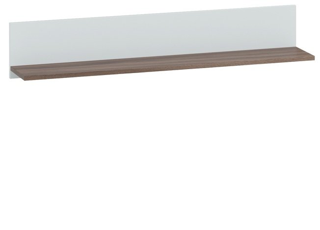 

Полка настенная Стелла, белый/ясень шимо темный
