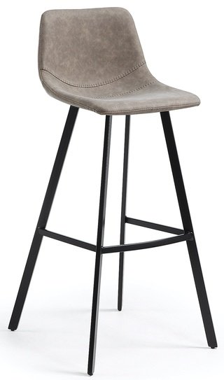 Барный стул Andi, CC0254UE85 экокожа светло-серого цвета