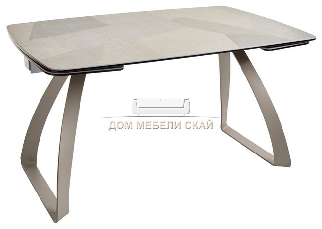 Стол обеденный раздвижной ECLIPSE 137, spanish ceramic пэчворк