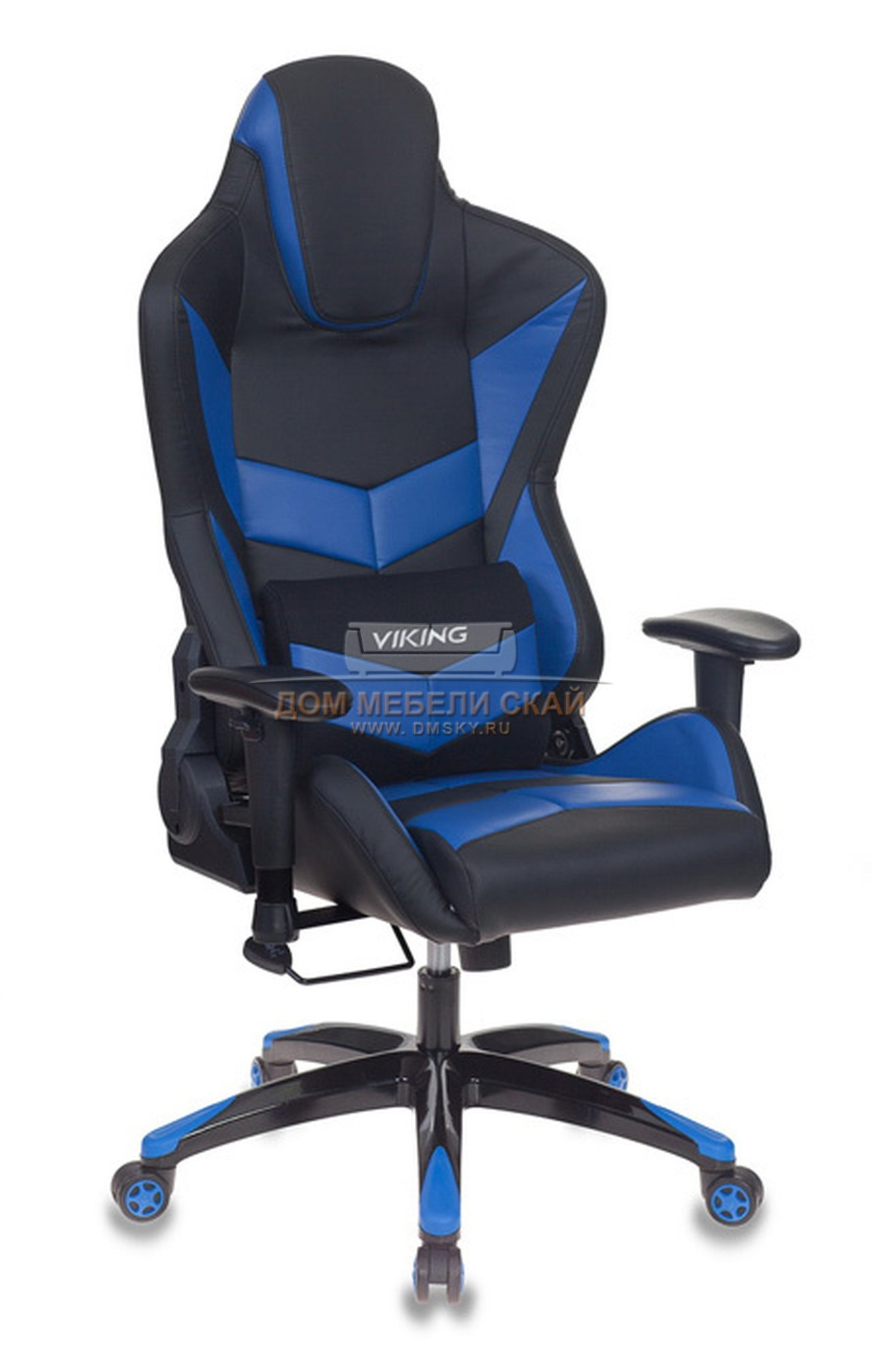Кресло компьютерное игровое бюрократ viking 8 bl blue