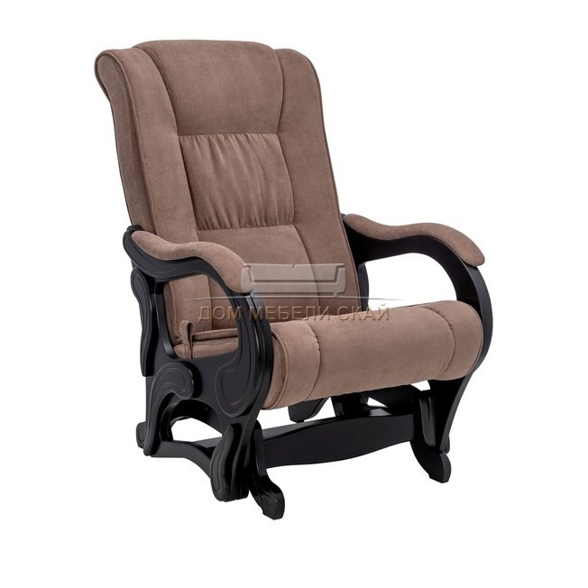 Кресло-глайдер Модель 78 Люкс, венге/verona brown