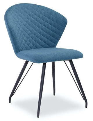 Стул LIRA, рогожка голубого цвета