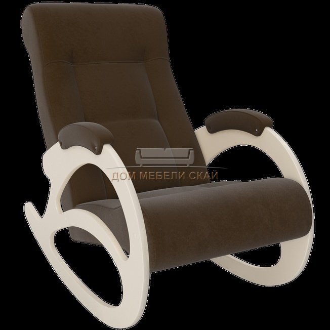 Кресло-качалка Модель 4 б/л, дуб шампань/verona brown