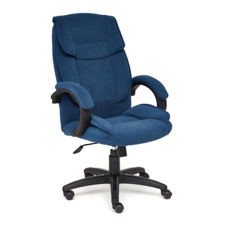 Кресло офисное Ореон Oreon, флок синий 32
