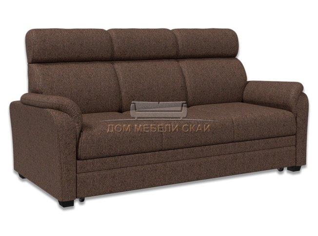 Диван-кровать Омега 1400, коричневая рогожка