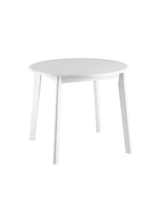 Стол обеденный круглый Рондо D90, белый