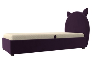 Кровать детская Бриони, велюр фиолетовый