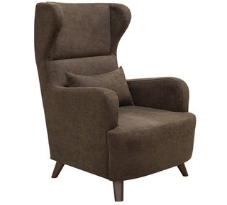 Кресло для отдыха Меланж, коричневое ТК 233