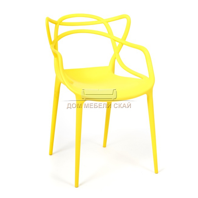 Стул Secret De Maison Cat Chair (mod. 028), пластиковый желтого цвета 037
