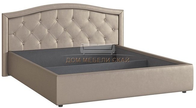 Каркас кровати 160x200 Верона, бронзовая экокожа