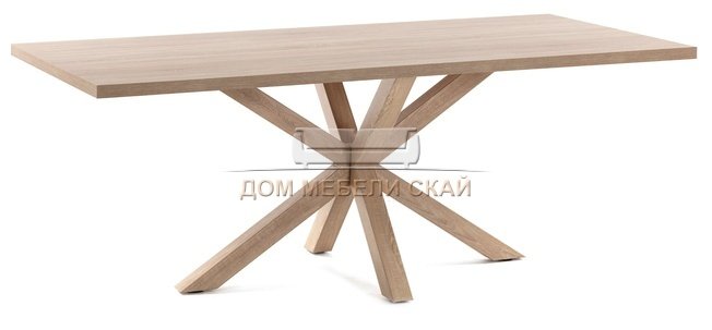 Стол обеденный Arya 160x100, natural/MDF natural Sonoma