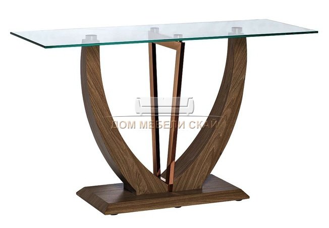 Консоль со стеклом бежевая 30B-791-2