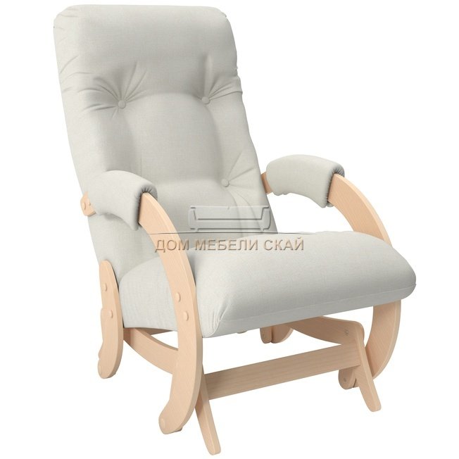 Кресло-глайдер Модель 68 шпон, натуральное дерево/malta 01 а