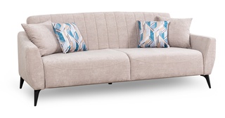 Диван-кровать Наоми, шенилл серо-бежевый ТД 480