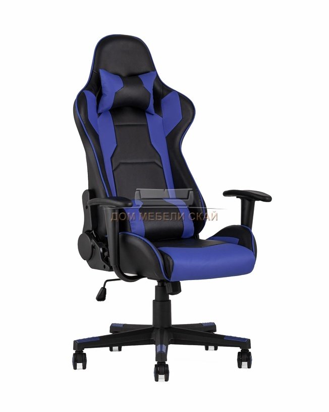 Кресло игровое TopChairs Diablo, синее
