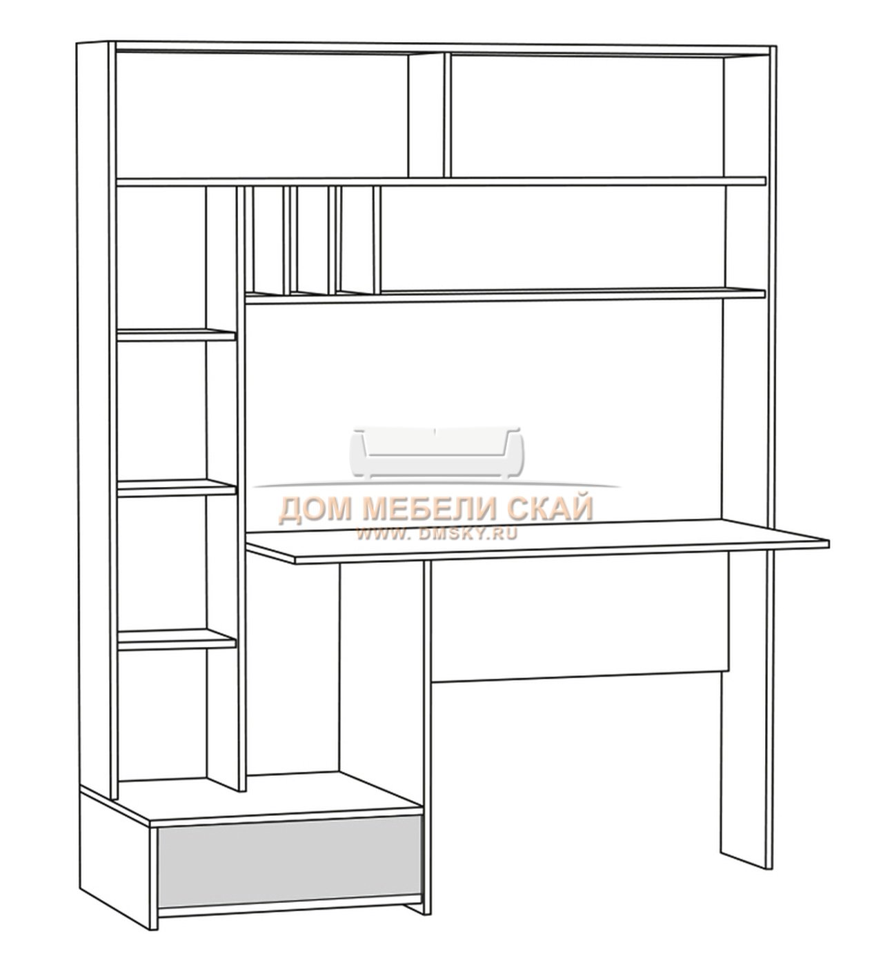 Письменный стол дом мебели скай
