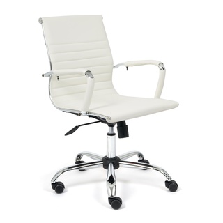 Офисное кресло Urban-Low, экокожа белого цвета