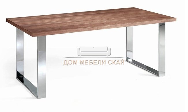 Стол обеденный GOB-N5453/200, орех/хром