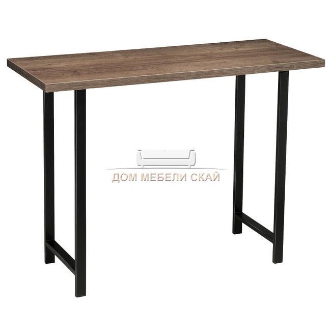 Консольный столик Пегас, дуб велингтон/черный матовый