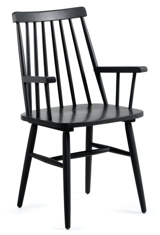 Стул-кресло Kristie, черного цвета
