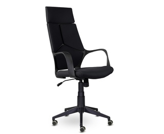 Кресло офисное IQ, black plastic black черный пластик/нуар черный ткань