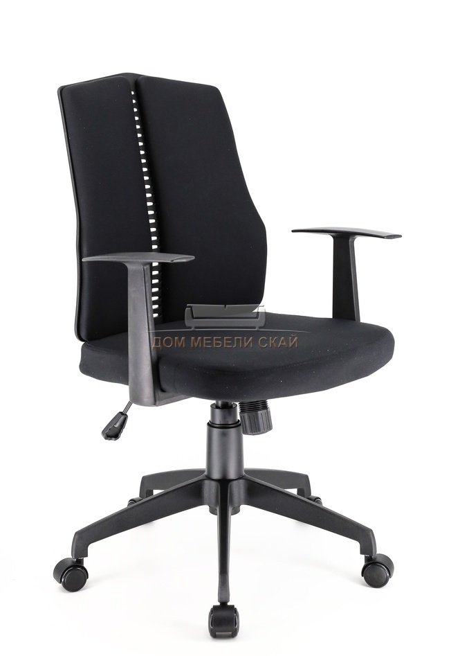 Кресло офисное Duo T, ткань черная