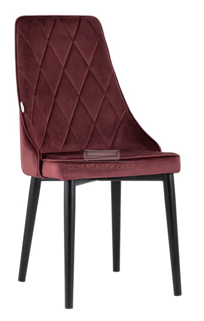 Стул Версаль, велюровый бордового цвета