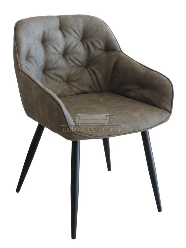 Стул Seattle, велюровый коричневого цвета