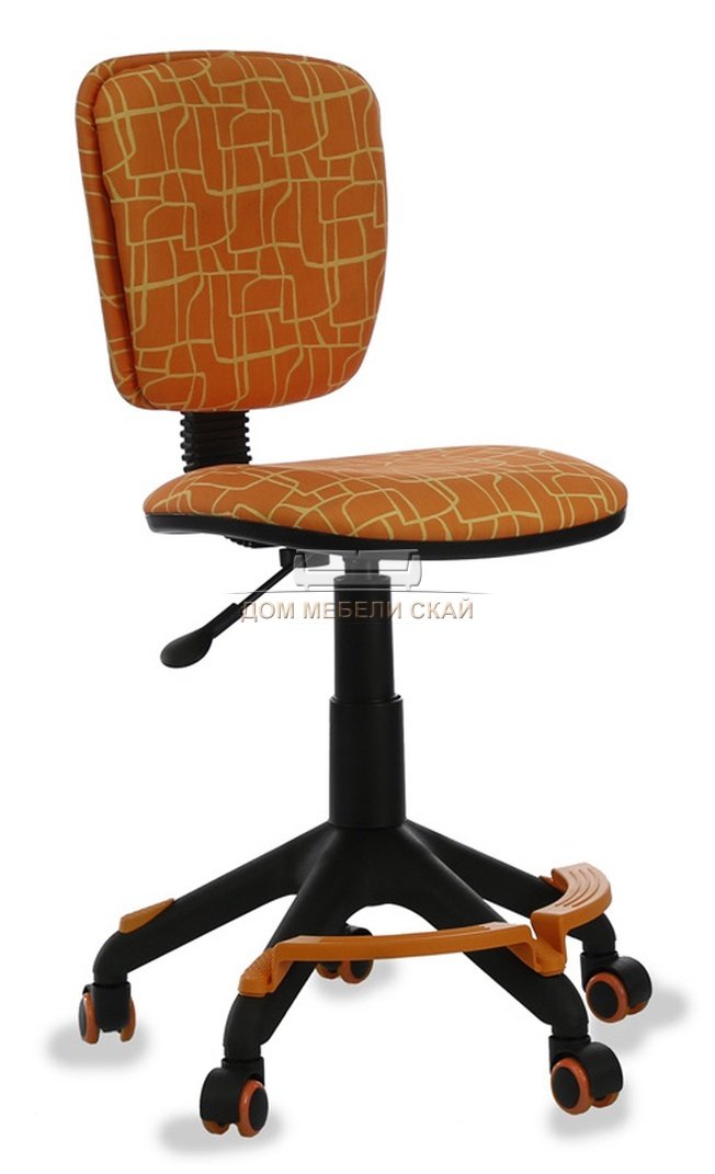 Кресло детское CH-204-F, оранжевая ткань