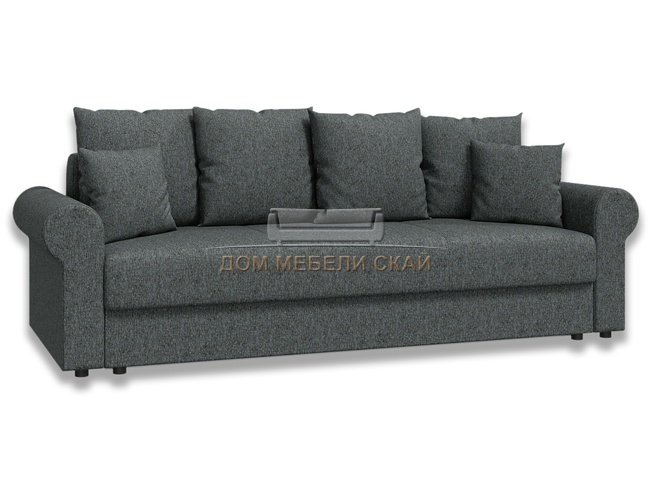 Диван-кровать Лира люкс 1600, серый/рогожка